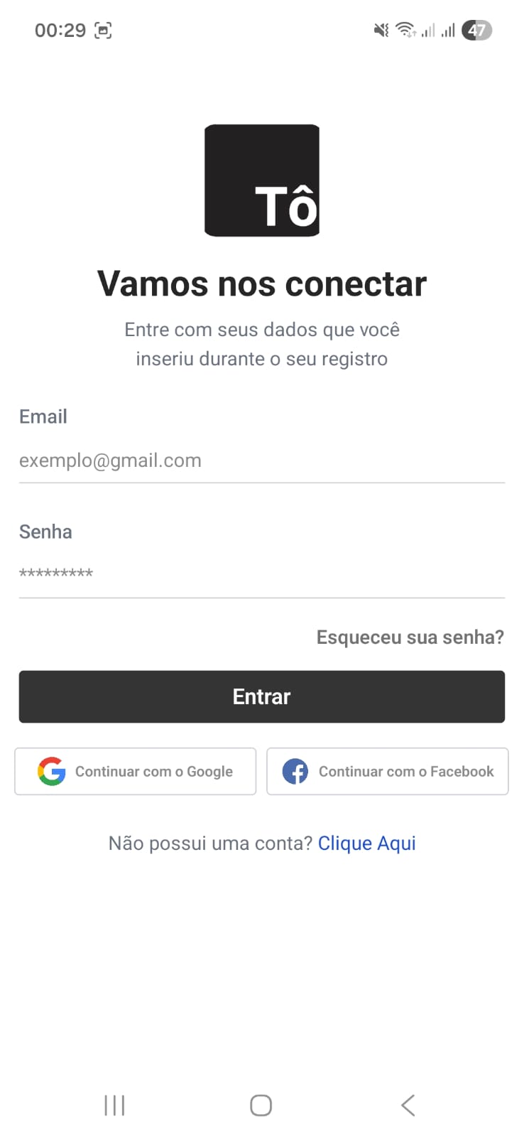 Visualização da carteira 1